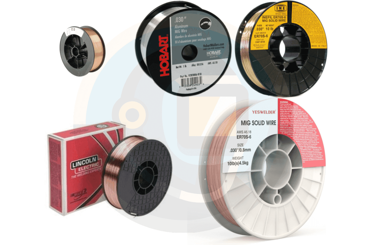 a collage of images of Best MIG Welding Wire – Reviews and Top Picks