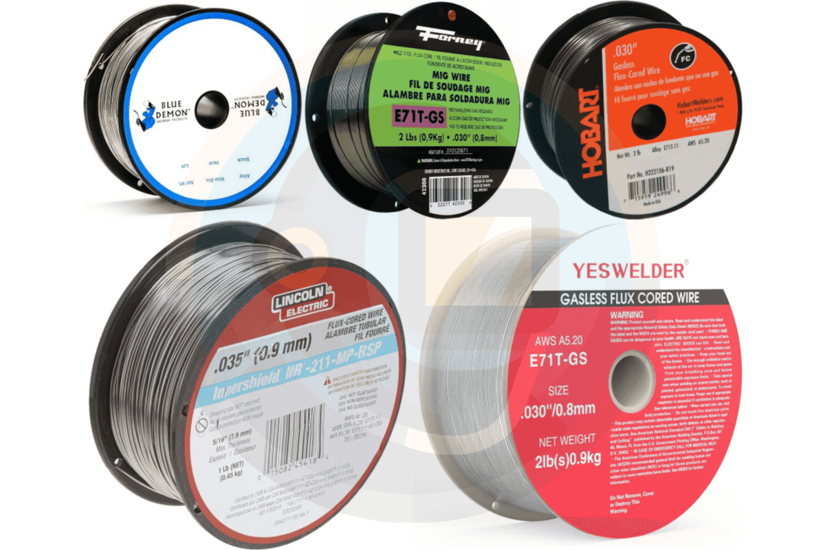 a collage of images of Best Flux Core Wires – Top Picks & Reviews