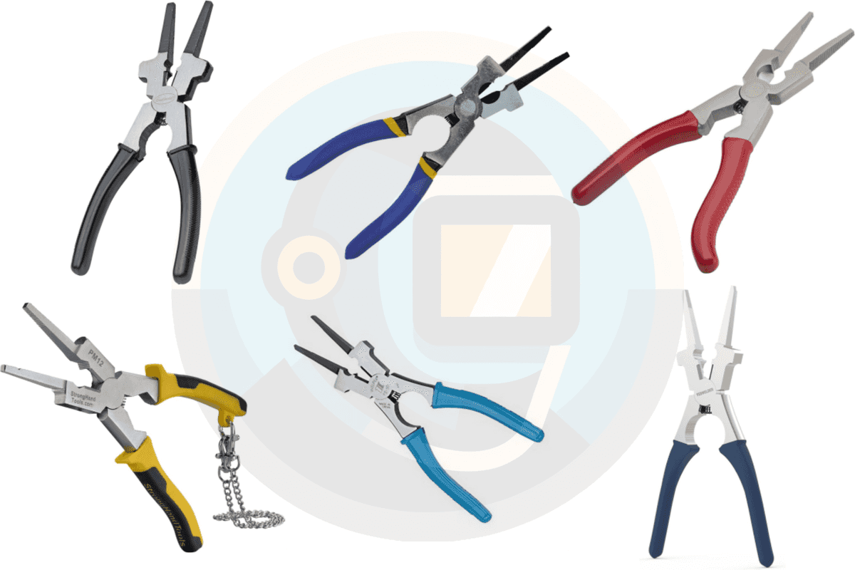 a collage of images of 6 Best MIG Welding Pliers – Reviews & Top Picks